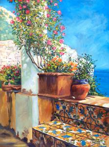 An original painting of Amalfi Sells
